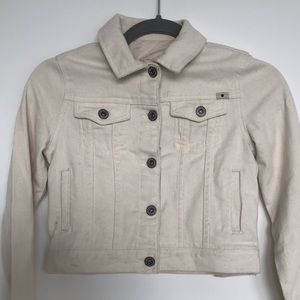 Lucky Brand Cream Jean Jacket